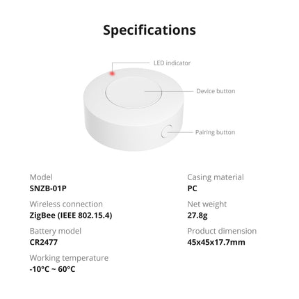 SONOFF SNZB-01P Zigbee Wireless Switch (8/12)