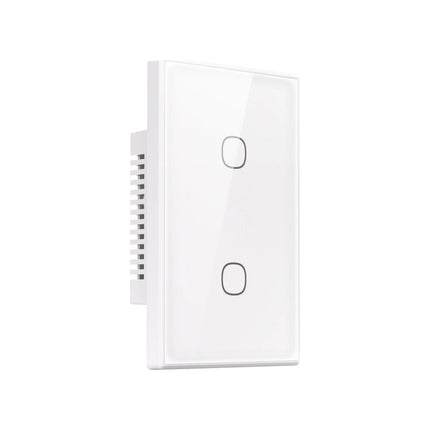 SONOFF T6 Smart Touch Wall Switch 2 Gang | Matter Wi-Fi, White & Black | T6-2C-120M