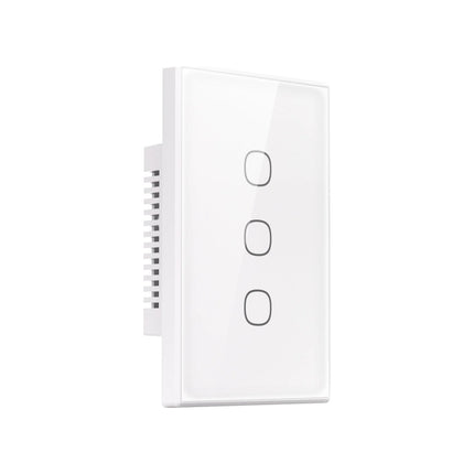 SONOFF T6 Smart Touch Wall Switch 3 Gang | Matter Wi-Fi, White & Black | T6-3C-120M