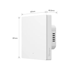 SONOFF ZBM5 Smart Wall Switch 1 Gang | UK Size 86 Type Zigbee Push-Button | ZBM5-1C-86W