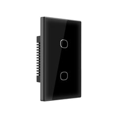 SONOFF T6 Smart Touch Wall Switch 2 Gang | Matter Wi-Fi, White & Black | T6-2C-120M