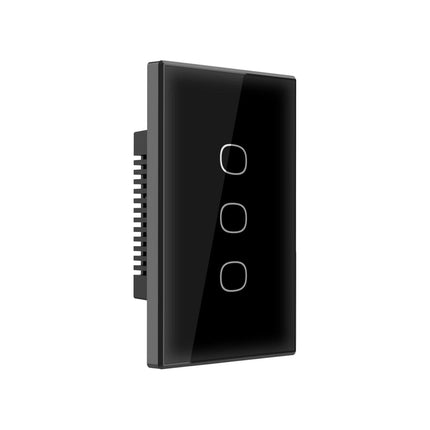 SONOFF T6 Smart Touch Wall Switch 3 Gang | Matter Wi-Fi, White & Black | T6-3C-120M