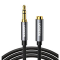 UGREEN 3.5mm Male to Female AUX Extension Cable Black | AV118