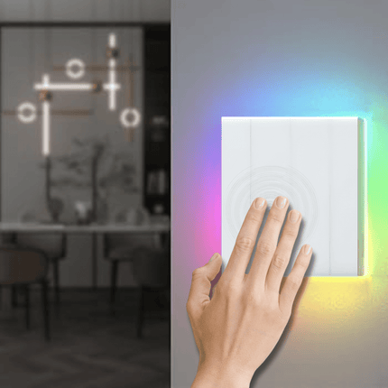 T5 Ultimate Series UK Size | Smart Wi-Fi Touch Switch | Gang Wall Switch | Remote Control