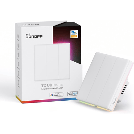 T5 Ultimate Series UK Size | Smart Wi-Fi Touch Switch | Gang Wall Switch | Remote Control