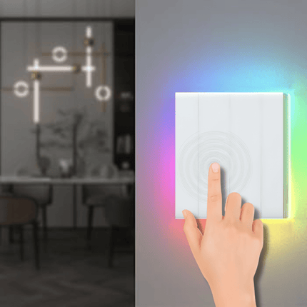 T5 Ultimate Series UK Size | Smart Wi-Fi Touch Switch | Gang Wall Switch | Remote Control
