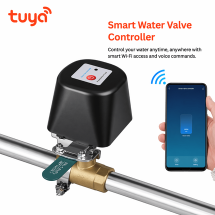 Tuya Smart Water Valve Controller – Wi - Fi Remote Control with Voice & App Integration - Bestways Smart - home Solutions