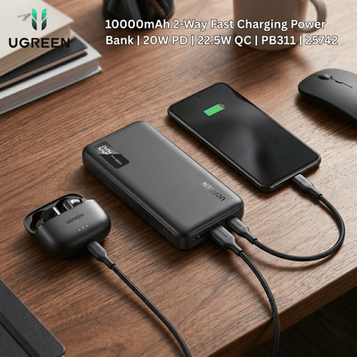 UGREEN 10000mAh 2 - Way Fast Charging Power Bank | 20W PD | 22.5W QC | PB311 | 25742 - Bestways Smart - home Solutions