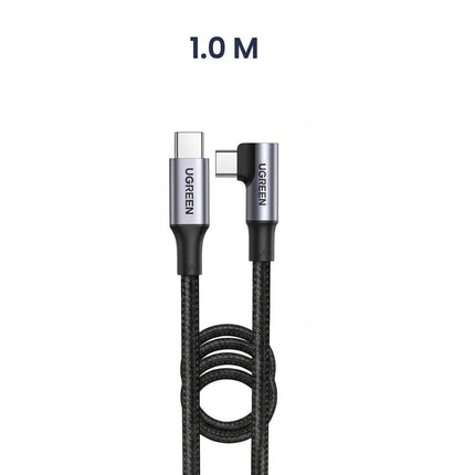 UGREEN 100W Right Angle USB C to USB C Fast Charging Cable / US334 - Bestways Smart - home Solutions