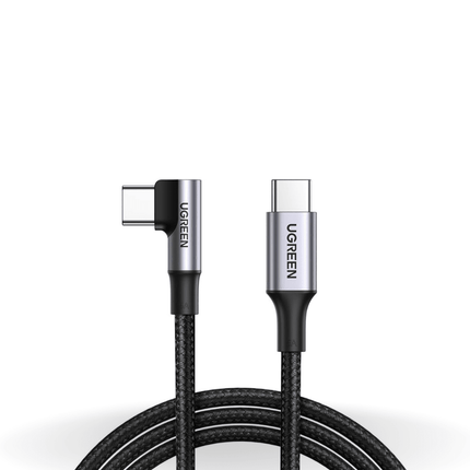 UGREEN 100W Right Angle USB C to USB C Fast Charging Cable / US334 - Bestways Smart - home Solutions