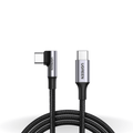 كابل شحن سريع USB-C إلى USB-C بزاوية قائمة 100 وات من UGREEN | US334