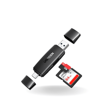 UGREEN 2 in 1 USB 3.0 & USB - C SD Card Reader 80191 | Dual Interface Reader - Bestways Smart - home Solutions