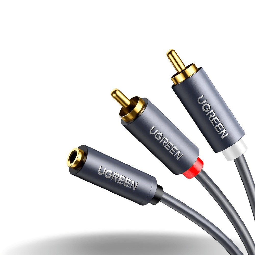 UGREEN Audio Mini Jack Cable 3.5mm (female) - 2RCA (male) |AV102