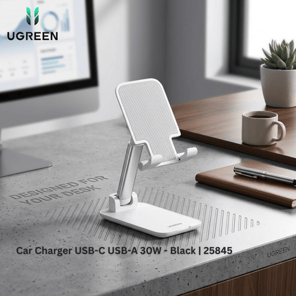UGREEN Foldable Multi - Angle Phone Desktop Stand With Height Adjustable | LP373 - Bestways Smart - home Solutions