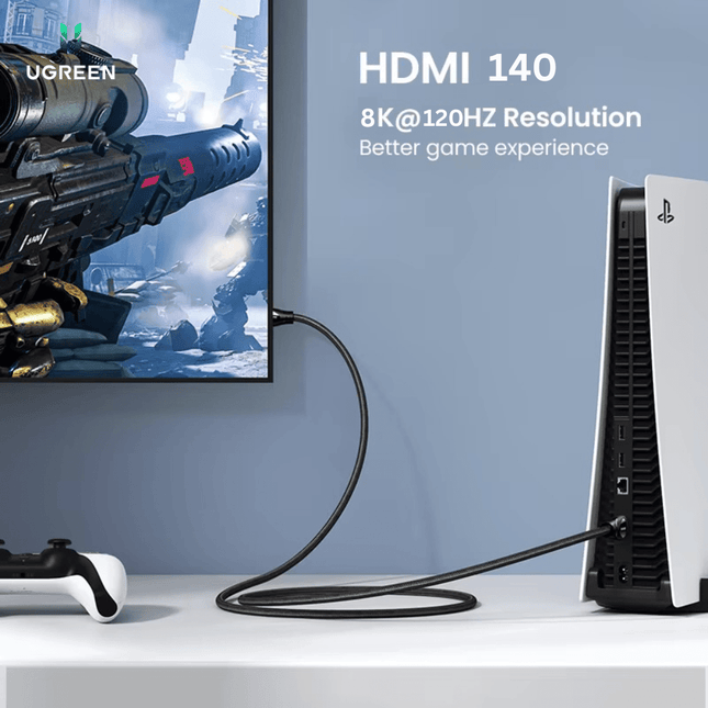 UGREEN HDMI Cable HD140 | 8K@60Hz / 4K@120Hz Ultra HD Cable - Bestways Smart - home Solutions