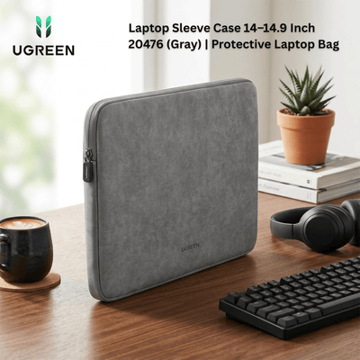 UGREEN Laptop Sleeve Case 14–14.9 Inch 20476 (Gray) | Protective Laptop Bag - Bestways Smart - home Solutions