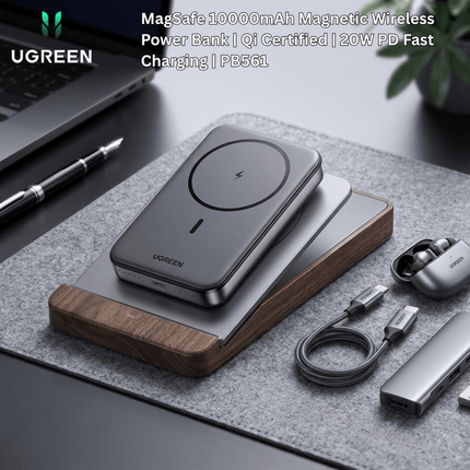 UGREEN MagSafe 10000mAh Magnetic Wireless Power Bank | Qi Certified | 20W PD Fast Charging | PB561 - Bestways Smart - home Solutions