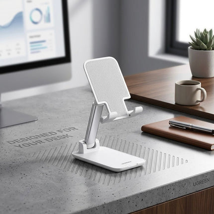 UGREEN Multi - Angle Phone Desktop Stand (Silver) | 60343 - Bestways Smart - home Solutions