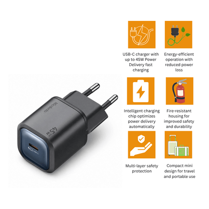 UGREEN Nexode 45W GaN Mini USB - C Charger | CD294 - Bestways Smart - home Solutions