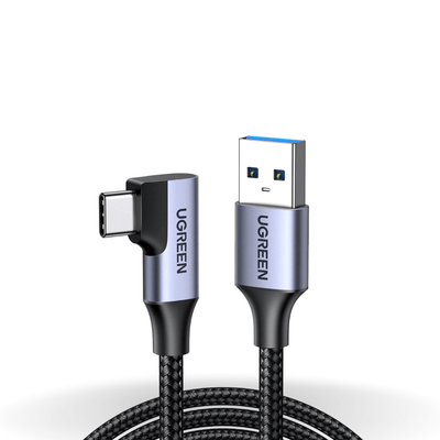 UGREEN Right Angle USB C Cable 3.0 Type C Charger 5Gbps| 1Meter |US385 - 20299 - Bestways Smart - home Solutions