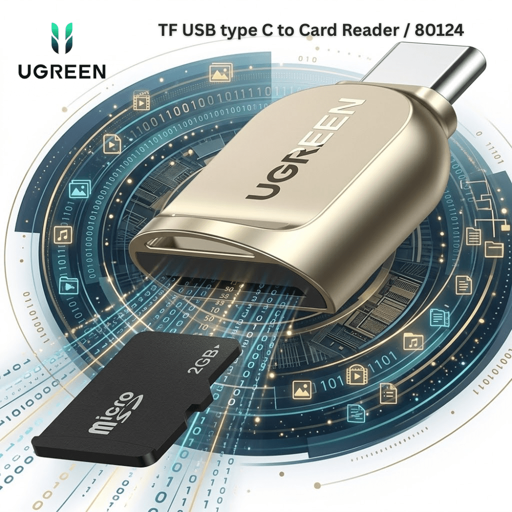 قارئ بطاقة Ugreen TF USB من النوع C | 80124 قارئ بطاقة Ugreen TF USB من النوع C | 80124