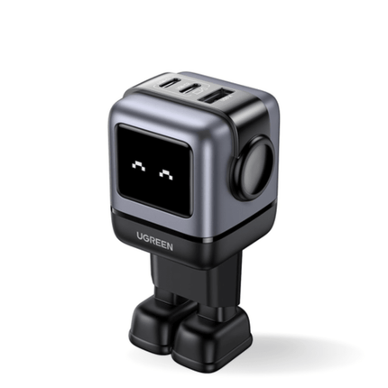 UGREEN Uno Charger 65W RobotGaN 3 Port Fast Charger Robot (EU) | CD361 - Bestways Smart - home Solutions