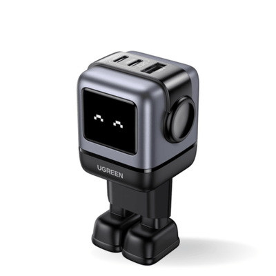 UGREEN Uno Charger 65W RobotGaN 3 Port Fast Charger Robot (EU) | CD361 - Bestways Smart - home Solutions