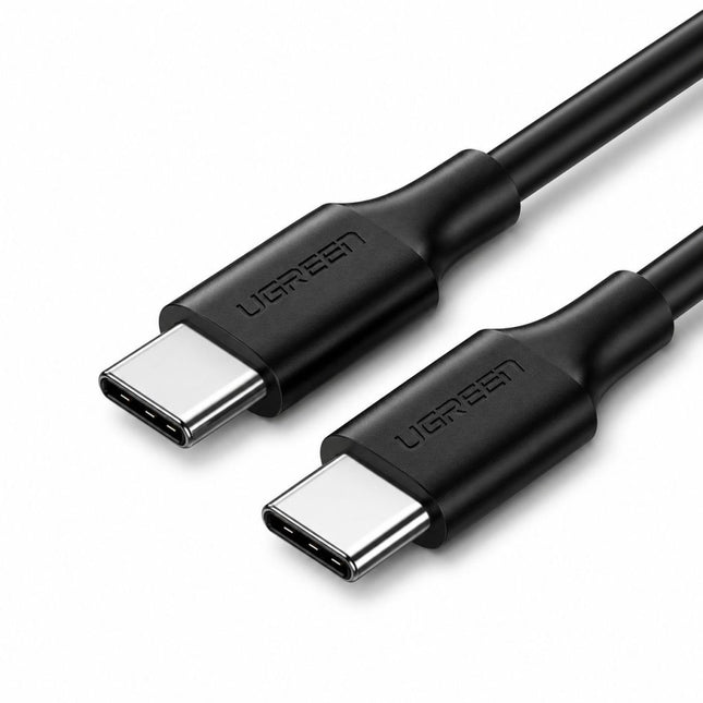 UGREEN USB - C 2.0 Male To USB - C 2.0 Male 3A Data Cable (Black) | US286 - Bestways Smart - home Solutions