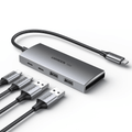 محول محور UGREEN USB-C إلى 4 منافذ | USB 3.2 Gen 2 بسرعة 10 جيجابت في الثانية | 2 USB-C + 2 USB-A | 30758