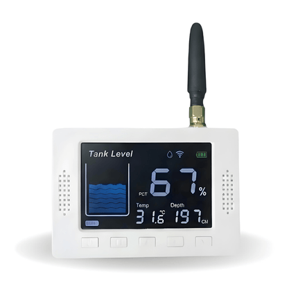 Wireless Tank Level Meter – WiFi Screen + RF Sensor with External Antenna | Stainless Steel | EPTech WiFiRF - Bestways Smart - home Solutions